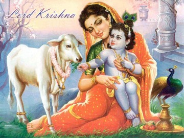 krishna Painting - Radha Krishna 41 Hindu